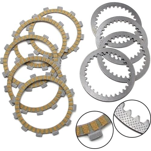 Clutch Friction Disc Plate For Kawasaki KLX125 A1/A2/A3/A6F L B1/B2/B3/B6F OEM:13088-S001 13089-S001 For SACHS XTC125 X Road 125