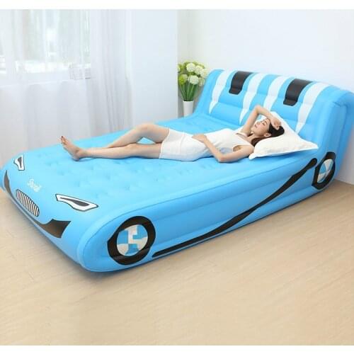 Double Inflatable Mattress Moisture-Proof Air Cushion Bed Household Portable Lazy Air Cushion Cute Inflatable Mattress Creative