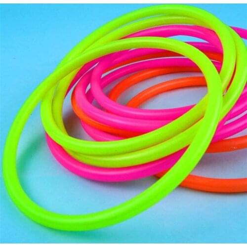 Toy sports Children Toys 10pcs 15cm Outdoor Colorful Plastic Hoopla Rings Throwing Circles For Children Kid Fun Sport Toy