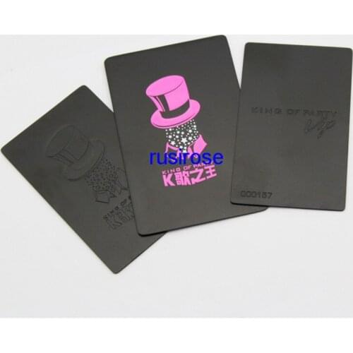 Club Metal Membership Card customization, custom-made high-end metal card