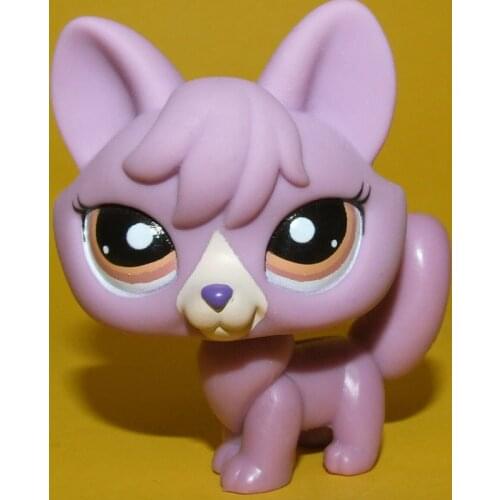 LPS CAT Rare animal pet shop toys #1536 Brown Tan Shimmer Sparkle Fox Green Eyes cute anime toys for girls
