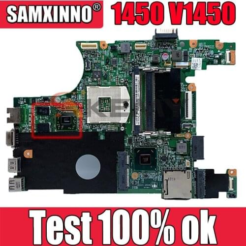 Laptop motherboard for DELL VOSTRO 1450 V1450 14R N4050 PC Mainboard HM65 01X1HJ Tested Send after passing the test