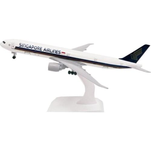 20cm Singapore 777 Aircraft Model Alloy Aircraft Model Aircraft Model Diecast Aircraft Toys Airplane Airliner Kid Gifts