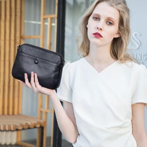 Fashion Genuine Leather Shoulder Bag Luxury Handbags Women Bags Designer Ladies Small Crossbody Bags for Female Party Clutch Bag