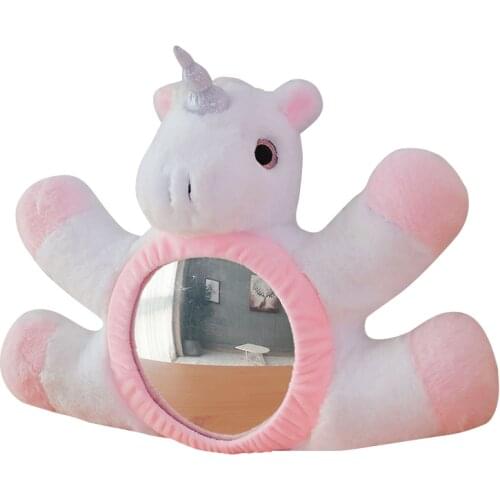 Monitor Easy Plush Doll View Cute Back Seat Toddler Safety Infants Car Interior For Kids Useful Rear Facing Baby Rearview Mirror