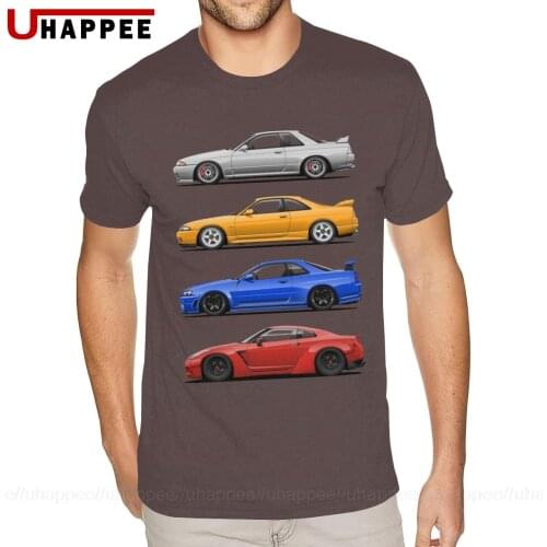High Quality JDM Car 80S Tees Shirt Mens British Style Fashion Short Sleeve Crewneck Man T Shirt Summer 2020 Unique Apparel