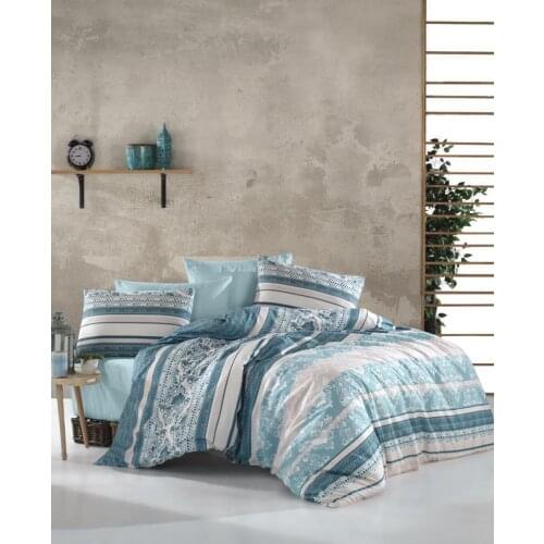 Duvet Cover World Ranforce Double Personality Duvet cover set Decor Turquoise