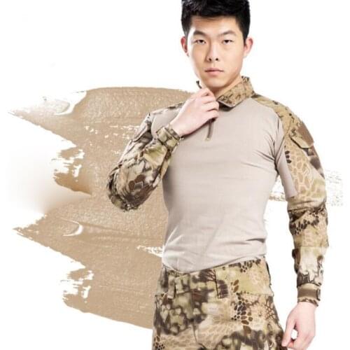 Outdoor BDU Tactical Shirt + Pants Military Airsoft Gen3 Combat Uniform Camouflage Ghillie Suit Army Clothes Hunting Accessories
