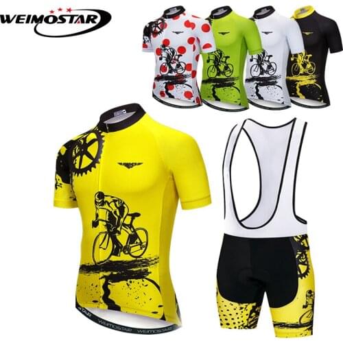 WEIMOSTAR Men Cycling Jersey MTB Ropa ciclismo Cycling Clothing downhill jersey Cycling Set Bike Gear uniforme ciclismo
