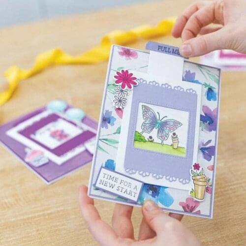 Pull Card Agency Card Diy Handmade Mold Paper Metal Craft Dies for Card Making Cut Dies 2021 Embossing New