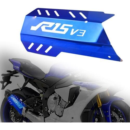 Motocycle Exhaust Pipe Crash Protector Heat Shield Covers For Yamaha YZF R15 V3 2017 2018 2019 2020 MT15 MT-15 MT 15 Accessories