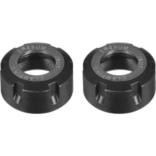 ER25UM ER32UM ER40UM Clamping Collet Clamping Nuts for CNC Milling Chuck Holder Lathe 2 Pcs