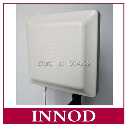 1-10meter Long Range 865-868MHz or 902-928mhz integrated uhf rfid reader embeded in 9.2dbi high gain uhf rfid antenna