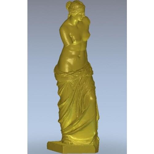 3d model relief for cnc in STL file format Statue in a raincoat