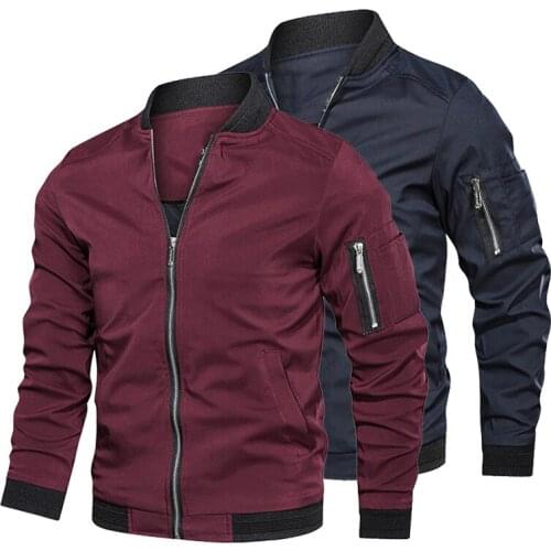 Autumn New Mens Bomber Zipper Jacket Male Casual Spring Streetwear Hip Hop Slim Fit Pilot Coat Men Clothing Plus Size 5XL 6XL