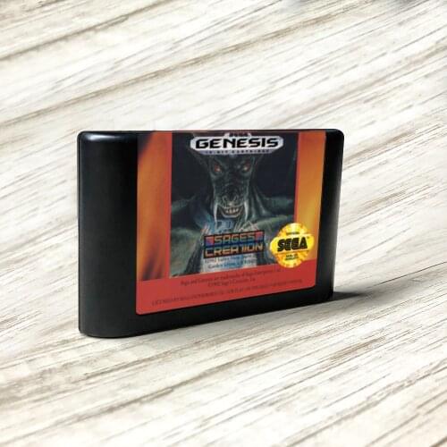 Devilish The Next Possession - USA Label Flashkit MD Electroless Gold PCB Card for Sega Genesis Megadrive Video Game Console