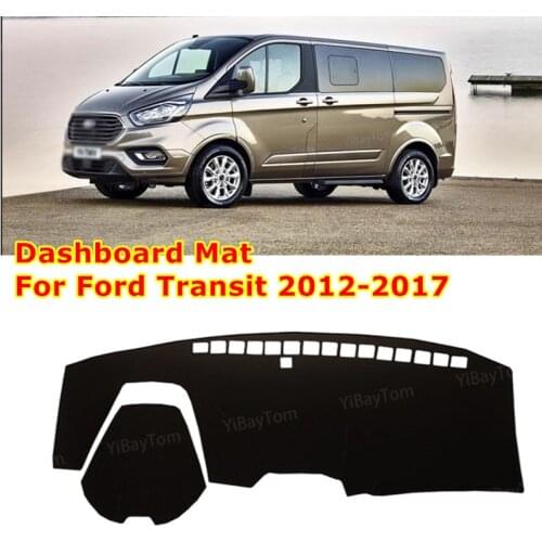 For Ford Transit Tourneo Custom 2012~2017 Anti-Slip Mat Sunshade Dashmat Protect Carpet Dashboard Cover Pad Accessories