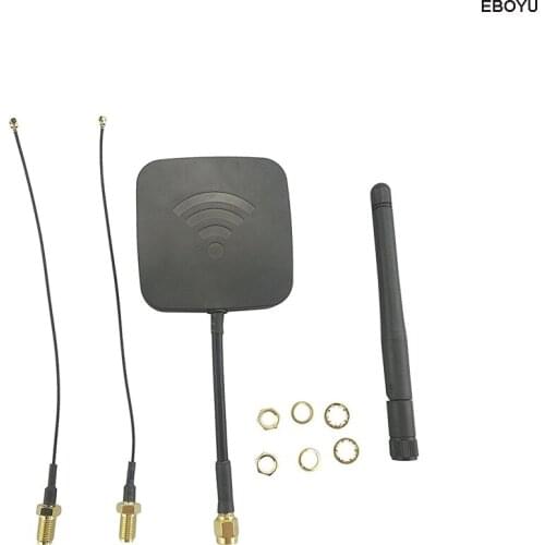 EBOYU FPV Distance Enhanced 5.8Ghz 14dBi High Gain Panel Antenna + 2.4GHz 3dBi Antenna Kit for HUBSAN H501S H502S H501A H501C