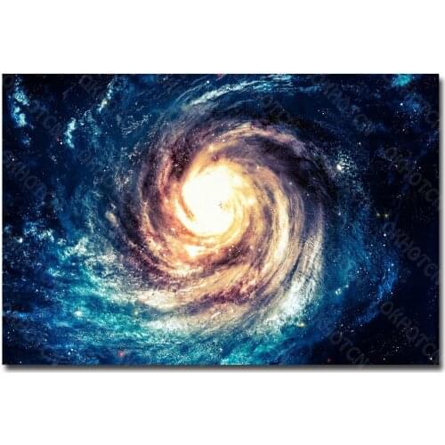 Galaxy Space Stars Nebula Art Canvas Painting And Poster Print Universe Wall Pictures Living Room Home Decoration
