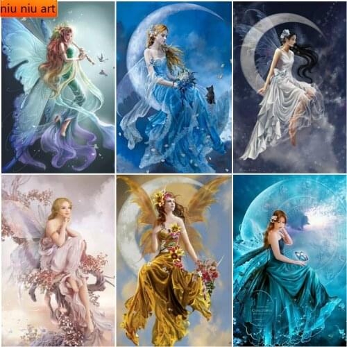 5D DIY Butterfly Fairy Diamond Painting Diamond Inlay Embroidery Cross Stitch Full Diamond Embroidery Mosaic Home Decoration