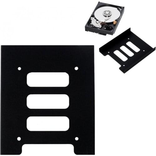 2.5 Inch To 3.5 Inch Metal Mounting Adaptor Bracket SSD Hard Disk Drive Holder Adapter Tray Drive Converter For PC Laptop