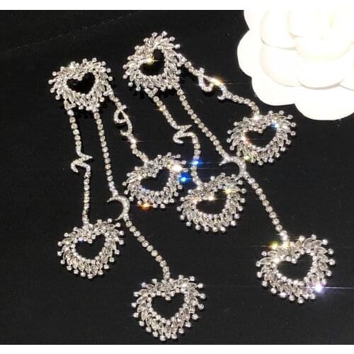 Brand Fashion Jewelry Gold Color Rose Flower Pearl Camellia Tassel Pearls Design Wedding Party Earrings