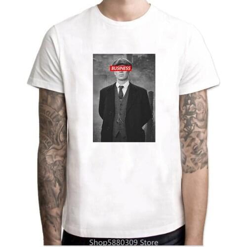 Peaky Blinders Tshirt Men Fashion Tops 2020 O-Neck Short Sleeve white T-shirt High Quality Man Novelty Tops Tee Shirt Clothes