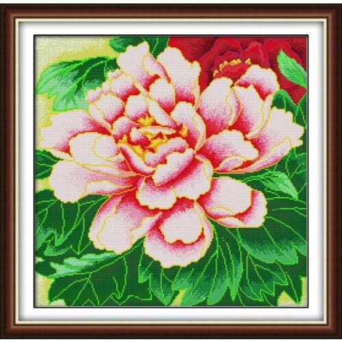 Joy Sunday Printed Cross Stitch Kits Big wealth Needlework Kits11&14CT Counted Water Soluble Cloth Cross Stitch for Home Decor