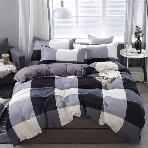 2020 new bed set 4 pcs suitable for bedroom warm home Textiles Bedding Set include Duvet Cover Bed Sheet Pillowcase for king bed
