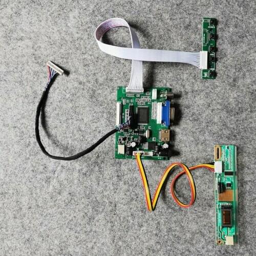 Fit N150X1/N141X101/N141X201/N141X203/N141X204 screen 1-CCFL controller board kit VGA 2AV 1024*768 20 Pin LVDS LCD monitor
