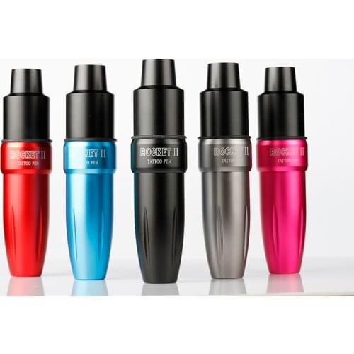 Professional Rocket II Tattoo Pen Rotary Pen Gun With Light Powerful Japan Motor Tattoo Pen for Linner & Shader Tattoo Machine