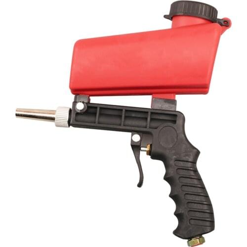 Adjustable Sandblasting Gun 90psi Portable Sand Blaster Sand Blasting Machine Gravity Small Handheld Pneumatic Blasting Gun Set