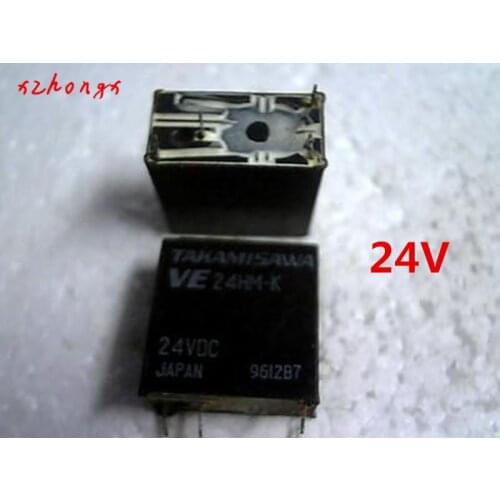 VE-12HM VE12HM 12VDC 4PINS VE24H5-K VE-24H5-K24VDC 5PINS 5A Power Relay