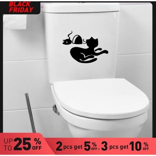 Diy Cat For Home DecorBathroom Bedroom Decorative Sticker Waterproof Home Decor