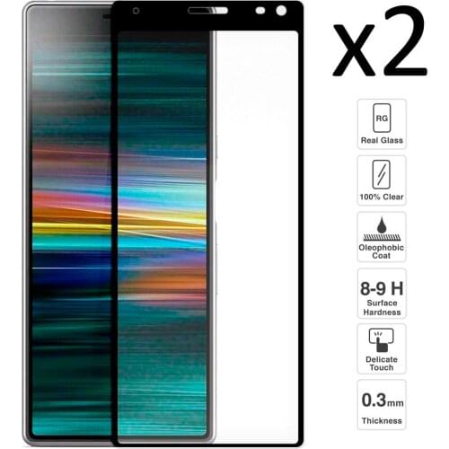Sony Xperia 10/XA3, Set 2 pieces crystal screen Protector t