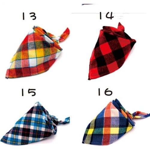 Pet triangle scarf scarf cat and dog scarf waterproof printing headscarf scarf scarf collar pet saliva towel cotton triangle sca