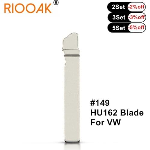 HU162 HU162T #149 Remote Key Blade KD VVDI Uncut Flip Blank For VW Golf 7 Sportsvan Replacement Key Blade