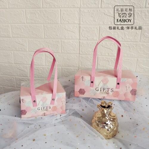 Hot sale Marble pattern gift box Wedding Chocolate Paper Packing Bag Birthday Party Favor Cake Bread Wrapping 10pcs