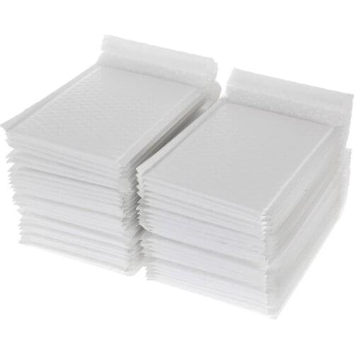 100 PCS/Lot White Foam Envelope Bags Self Seal Mailers Padded Shipping Envelopes With Bubble Mailing Bag Shipping Packages Bag