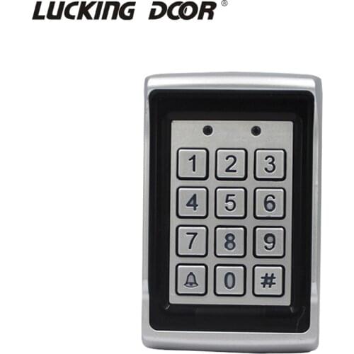 1000 Users Metal Case 125KHZ RFID Card Keypad with Backlight Door Control Independent Code Access Control System A07