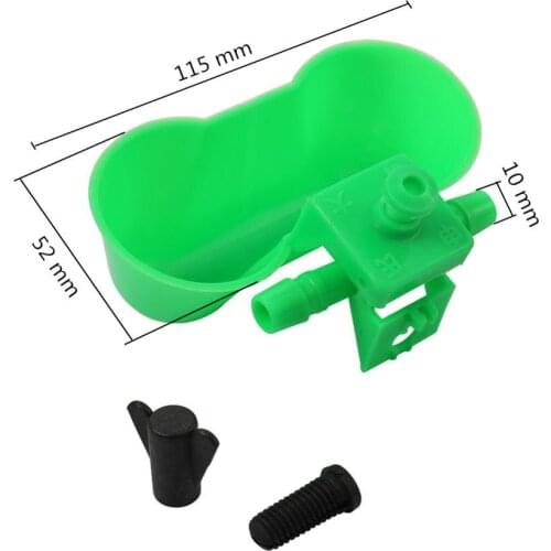 2 Pcs Double Bird Drinking Cups Pigeon Parrots Pigeon Dove Canary Poultry Drinker Bird Supplies Feeding Bowls