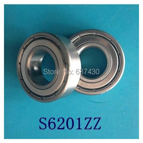 20pcs S6201ZZ stainless steel 440C deep groove ball bearing 12*32*10 mm