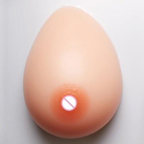 Free Shipping Silicone Artificial Breast 400-800g/pair A B C D cup for Shemale Cross Dresser Transgender False Boobs