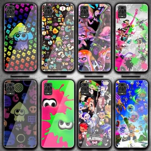 Phone Case For Redmi 4X 5 5plus 6 6A Note 4 5 6 6pro 7 Xiaomi 6 8se MIX2S Note 3 Tempered Glass Soft Cover Game Splatoon 2