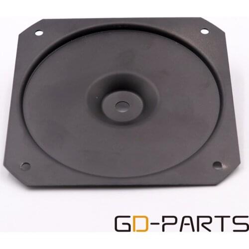 130x130mm Black Iron Plate For Mounting Vintage Transformers Round Transformer Triode Base