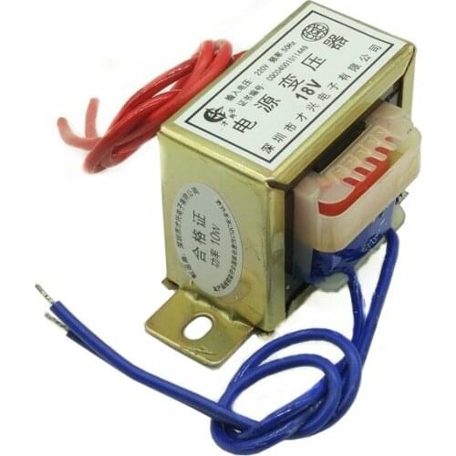EI48-10W Type 10W Transformer 220V to 18V 0.55A AC AC18V Power Transformer 550Ma