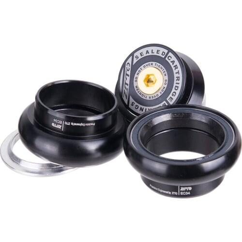 New 3434S MTB Bike Road Bicycle Headset 34mm EC34 CNC 1 1/8 28.6 Straight Tube fork Internal 34 Conventional Threadless Headset