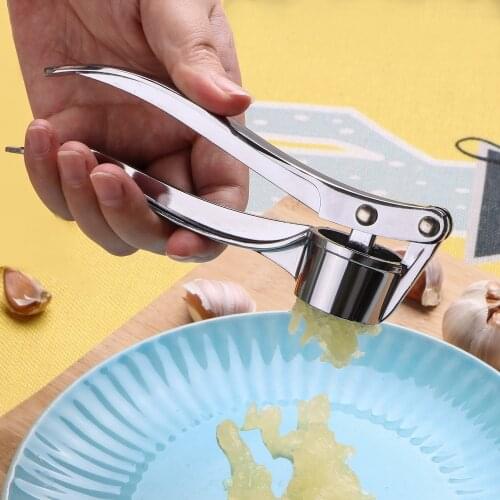 Garlic Grinder Kitchen Squeeze Tools Garlic Presses Stainless Steel Kitchen Accessories Ginger Crusher
