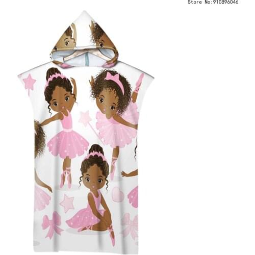 Beauty Woman Sexy Hot Girl Beach Towel Africa Cute Girl Cape Hooded Bath Towel Poncho Quick Dry Bathrobe Beachwear Girls Towels