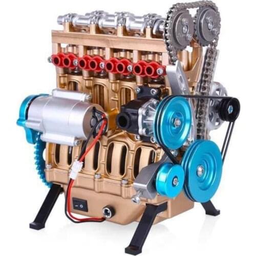 Creative Resin Car Engine Model Decorations Four-Cylinder Engine Model Art Sculpture Collection Home Engine Decoration